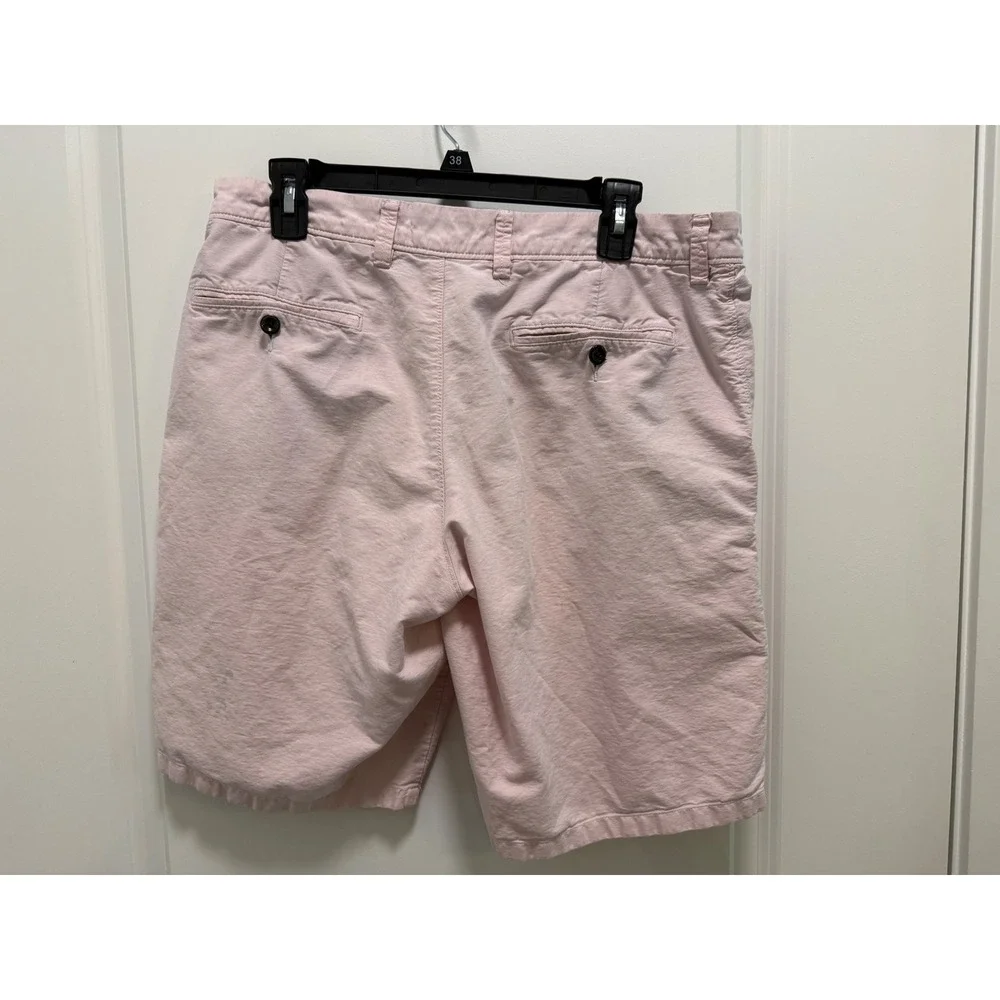 J.Crew Club Mens Light Pink Chino Shorts Size 33 Flat Front 10.5 Inch Inseam